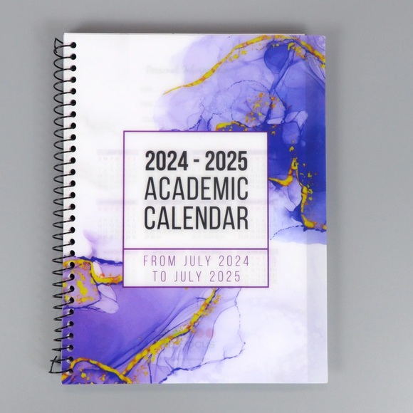 Academic calendars 24-25!!! New design w/color time blocks! ADHD focus! - Picture 3 of 6